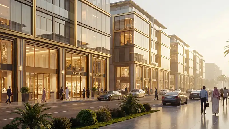 Commercial destination planned within Etihad Town Phase III