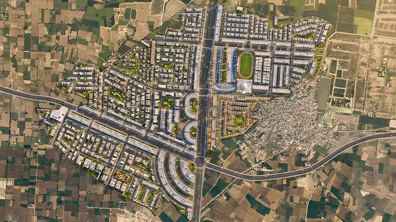 Sports and recreational facilities at Etihad Town Phase II