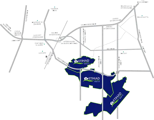 Etihad Town Phase III master plan layout