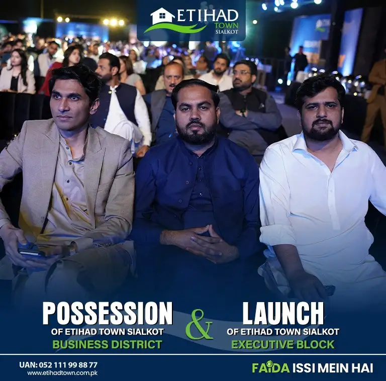 Etihad Town Sialkot Possession of Business District 14
