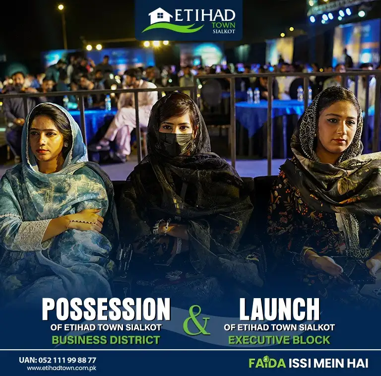 Etihad Town Sialkot Possession of Business District 16