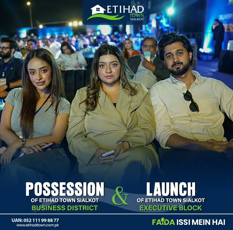 Etihad Town Sialkot Possession of Business District 18