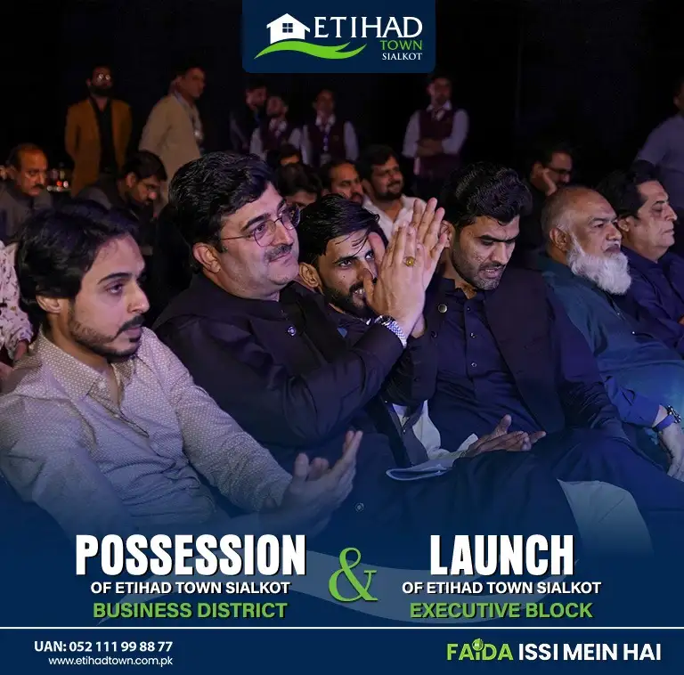 Etihad Town Sialkot Possession of Business District 29