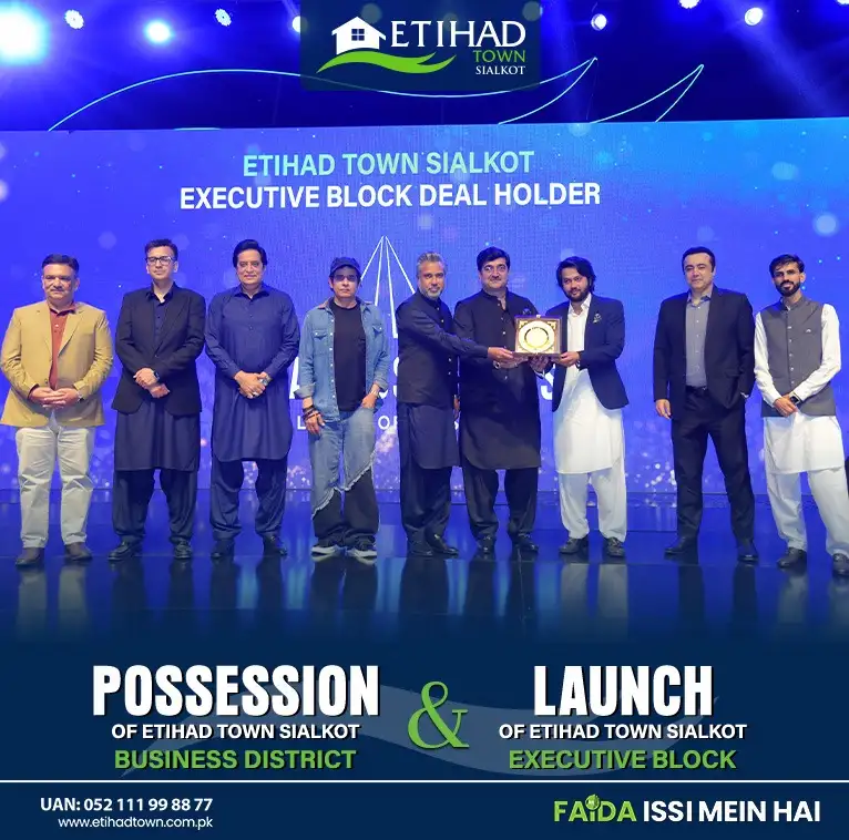 Etihad Town Sialkot Possession of Business District 36