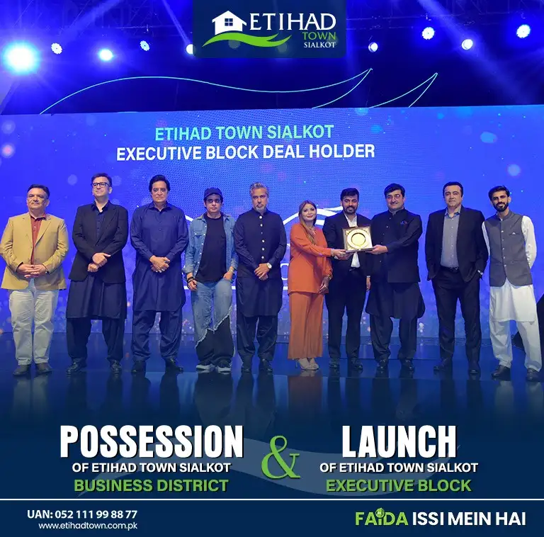 Etihad Town Sialkot Possession of Business District 40