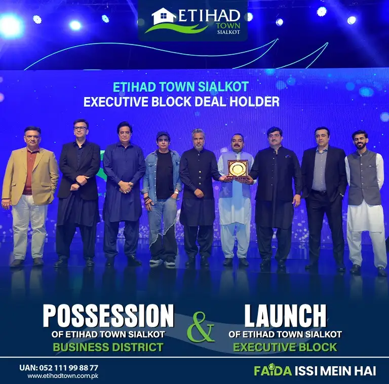 Etihad Town Sialkot Possession of Business District 41
