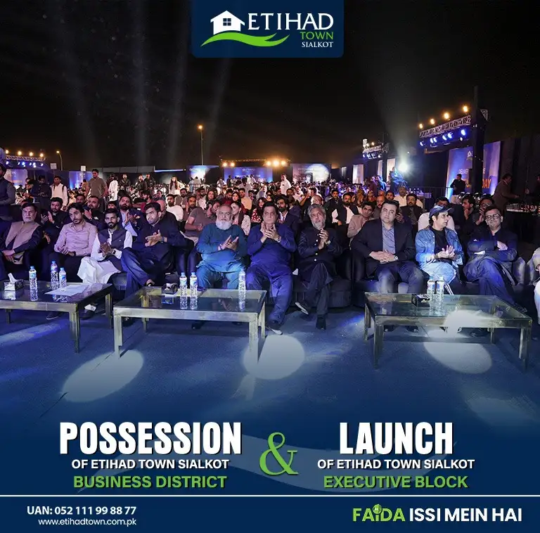 Etihad Town Sialkot Possession of Business District 45