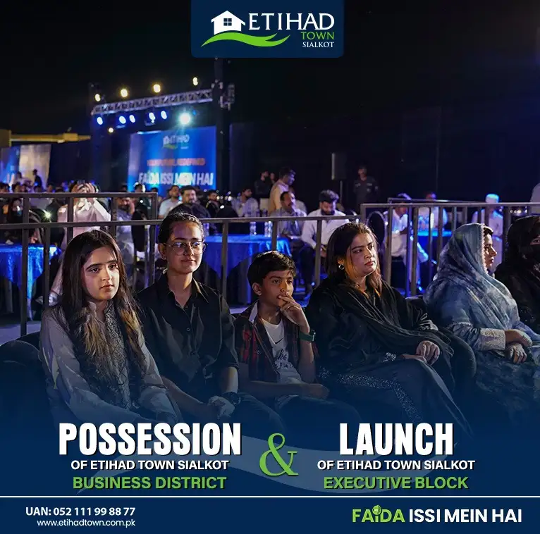 Etihad Town Sialkot Possession of Business District 6