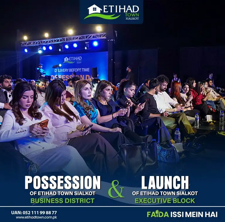 Etihad Town Sialkot Possession of Business District 8